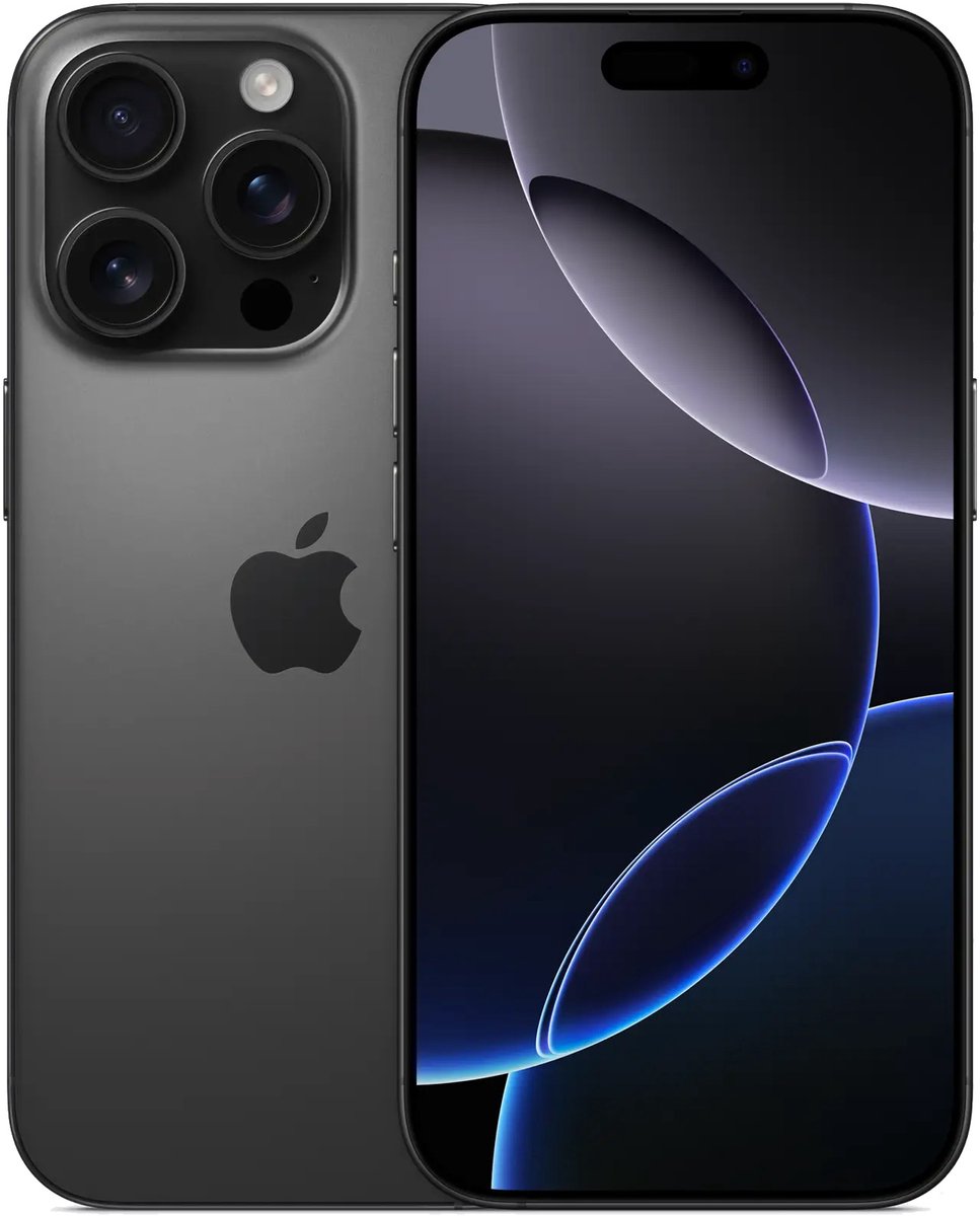 Apple iPhone 16 Pro - 128GB - Zwart Titanium