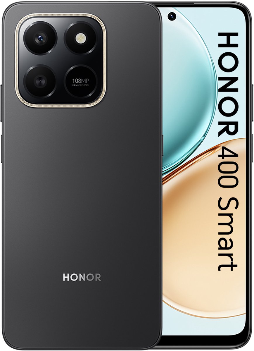 Honor 400 SMART 17,2 cm (6.77") MagicOS 9.0 6 GB 128 GB 6500 mAh Zwart