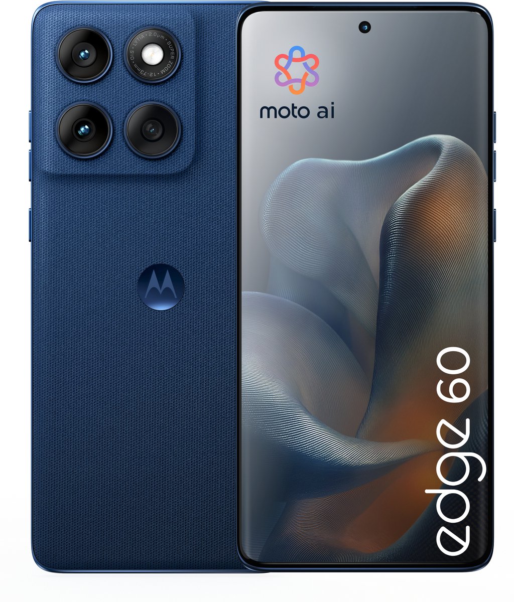 Motorola Edge 60 5G 8GB/256GB Blauw (Gibraltarzee) Dual SIM