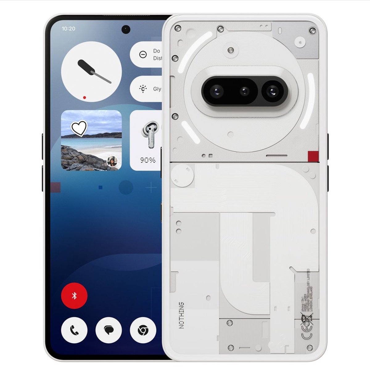 Nothing Phone (3a) - 12/256GB - 5G - Wit