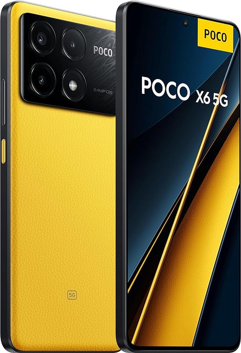 POCO X6 Pro 5G 16,9 cm (6.67") Dual SIM USB Type-C 8 GB 256 GB 5000 mAh Geel