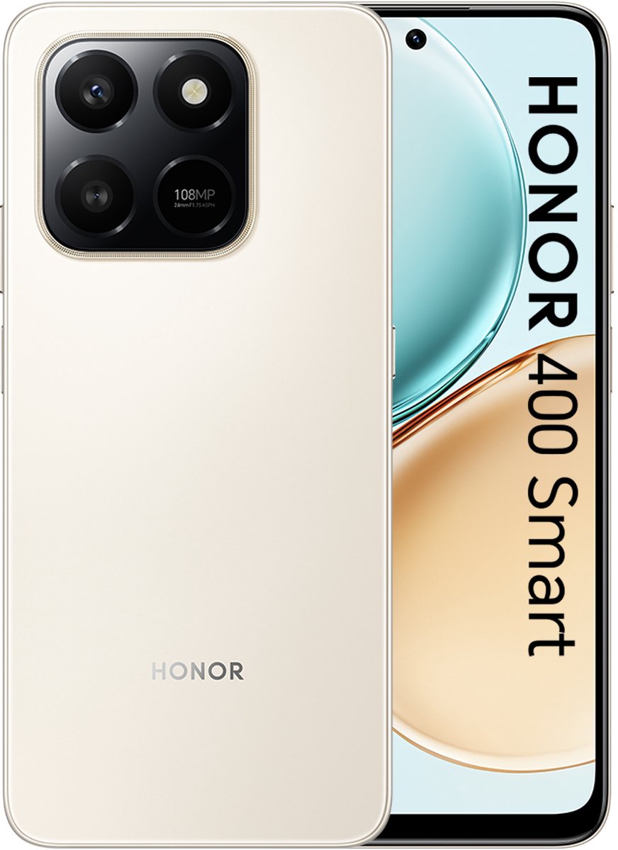 Honor 400 SMART 17,2 cm (6.77") MagicOS 9.0 6 GB 128 GB 6500 mAh Goud