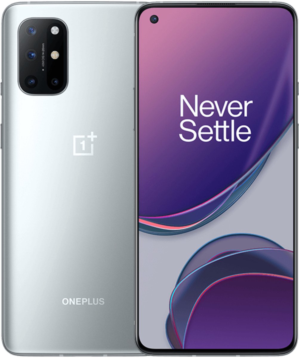 OnePlus 8T 16,6 cm (6.55") Dual SIM Oxygen OS 5G USB Type-C 8 GB 128 GB 4500 mAh Zilver