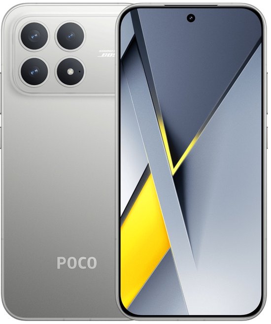 Xiaomi POCO F8 Pro Smartphone- Titanium zilver - 12GB 512GB