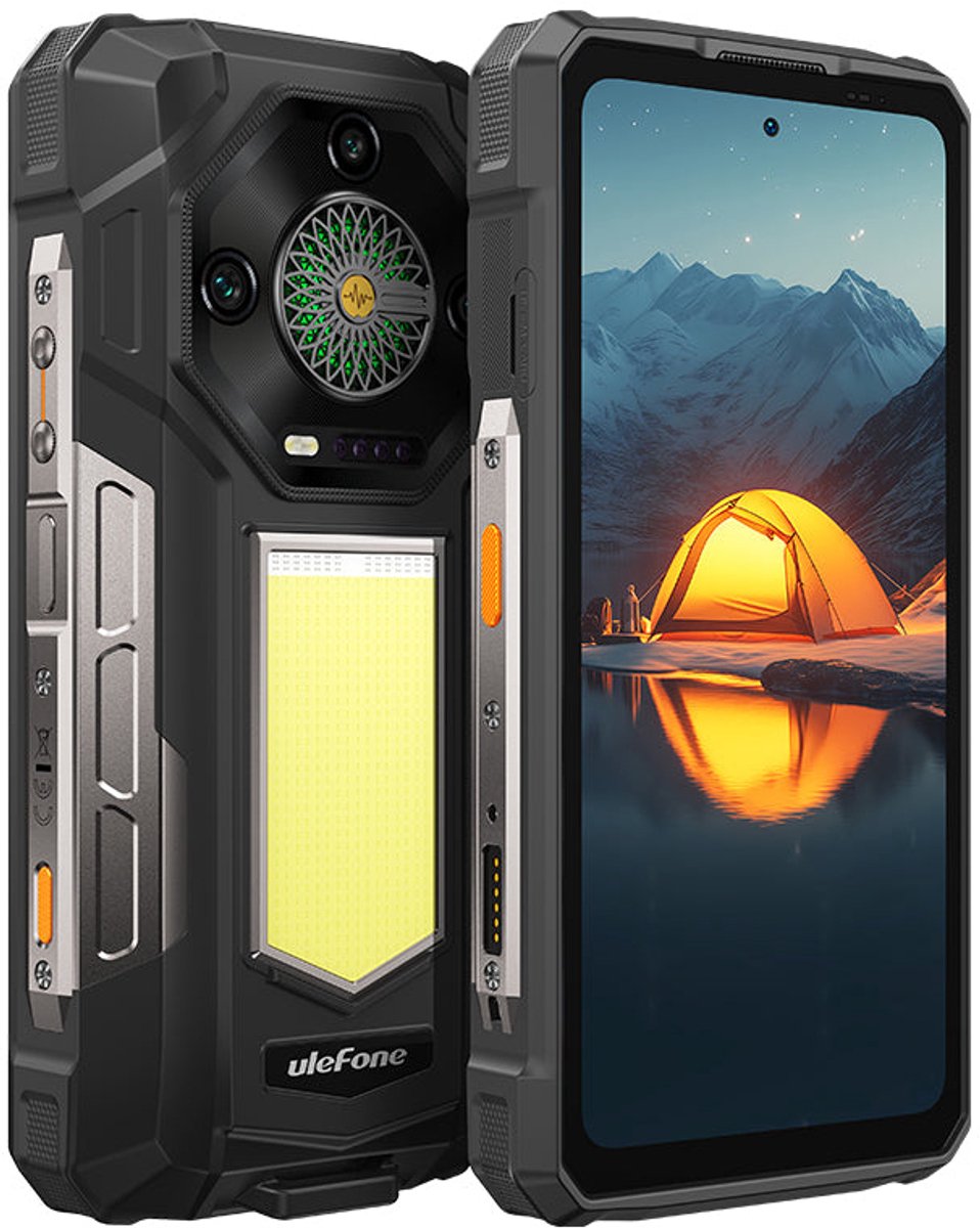 Ulefone Armor 33 (6.95") Dual SIM Android 15 4G USB Type-C, 12/512GB, 25.500mAh Zwart