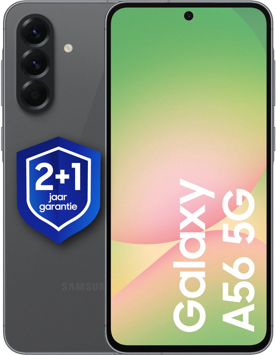 Samsung Galaxy A56 - 5G - 256GB - Awesome Graphite + 1 jaar extra garantie