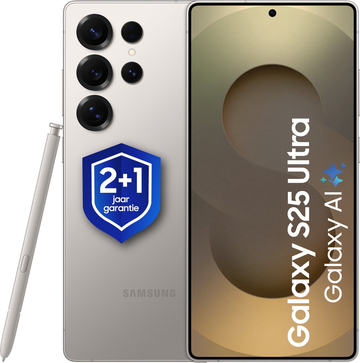 Samsung Galaxy S25 Ultra 5G - 512GB - Titanium Gray + 1 jaar extra garantie