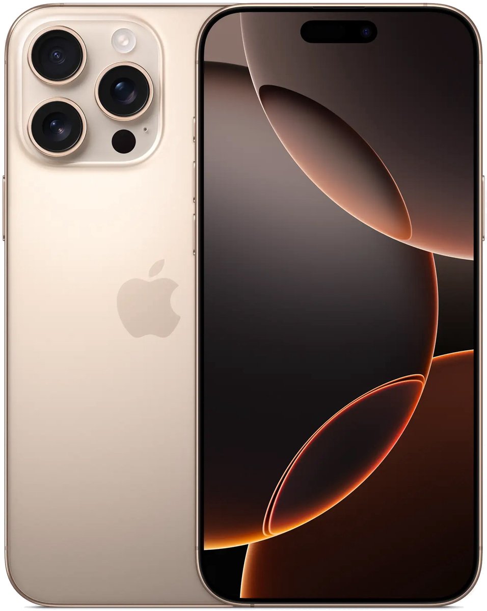 Apple iPhone 16 Pro Max - 256GB - Desert Titanium - Goud