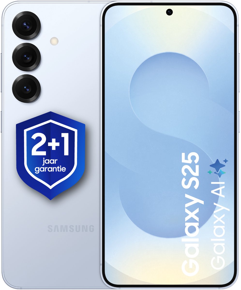 Samsung Galaxy S25 5G - 256GB - Icy Blue + 1 jaar extra garantie