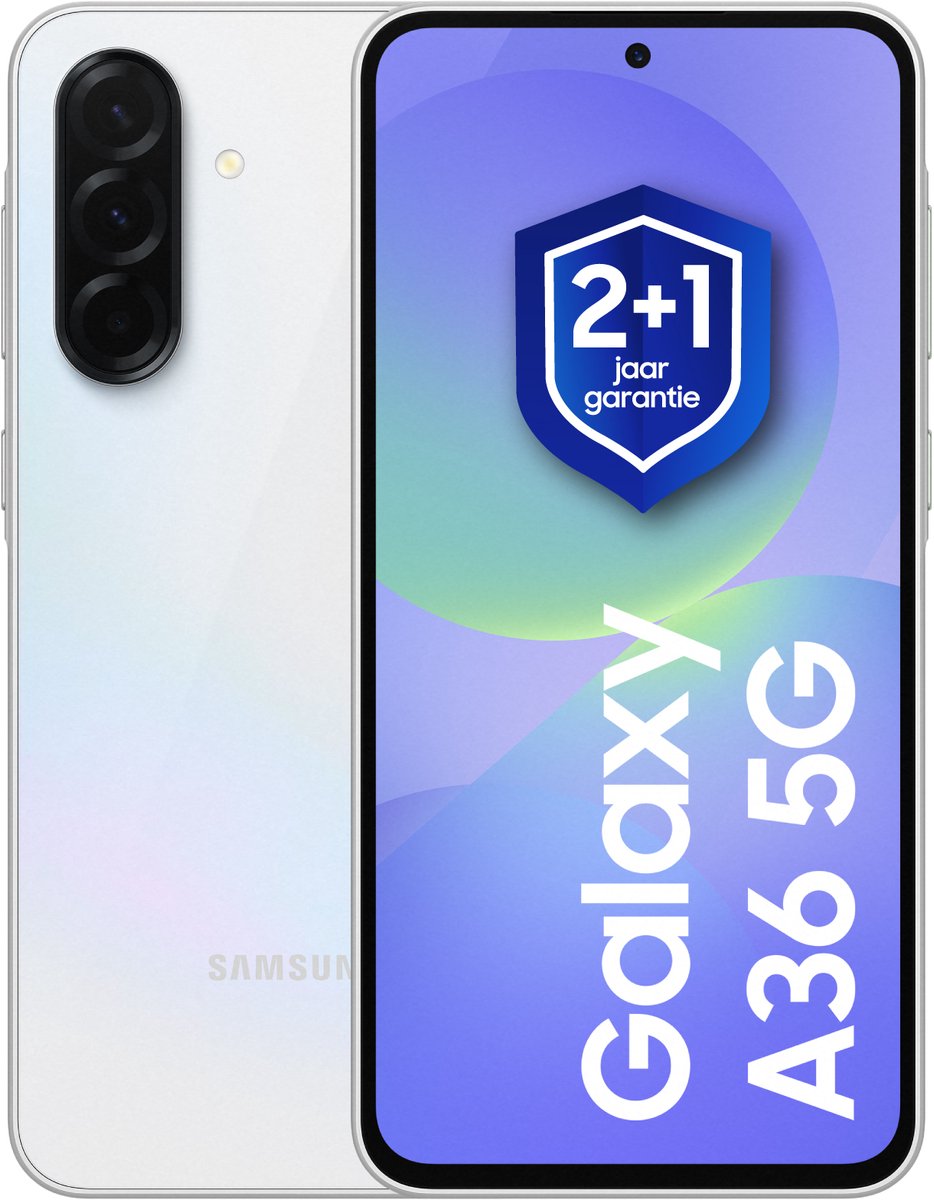 Samsung Galaxy A36 - 5G - 128GB - Awesome White + 1 jaar extra garantie