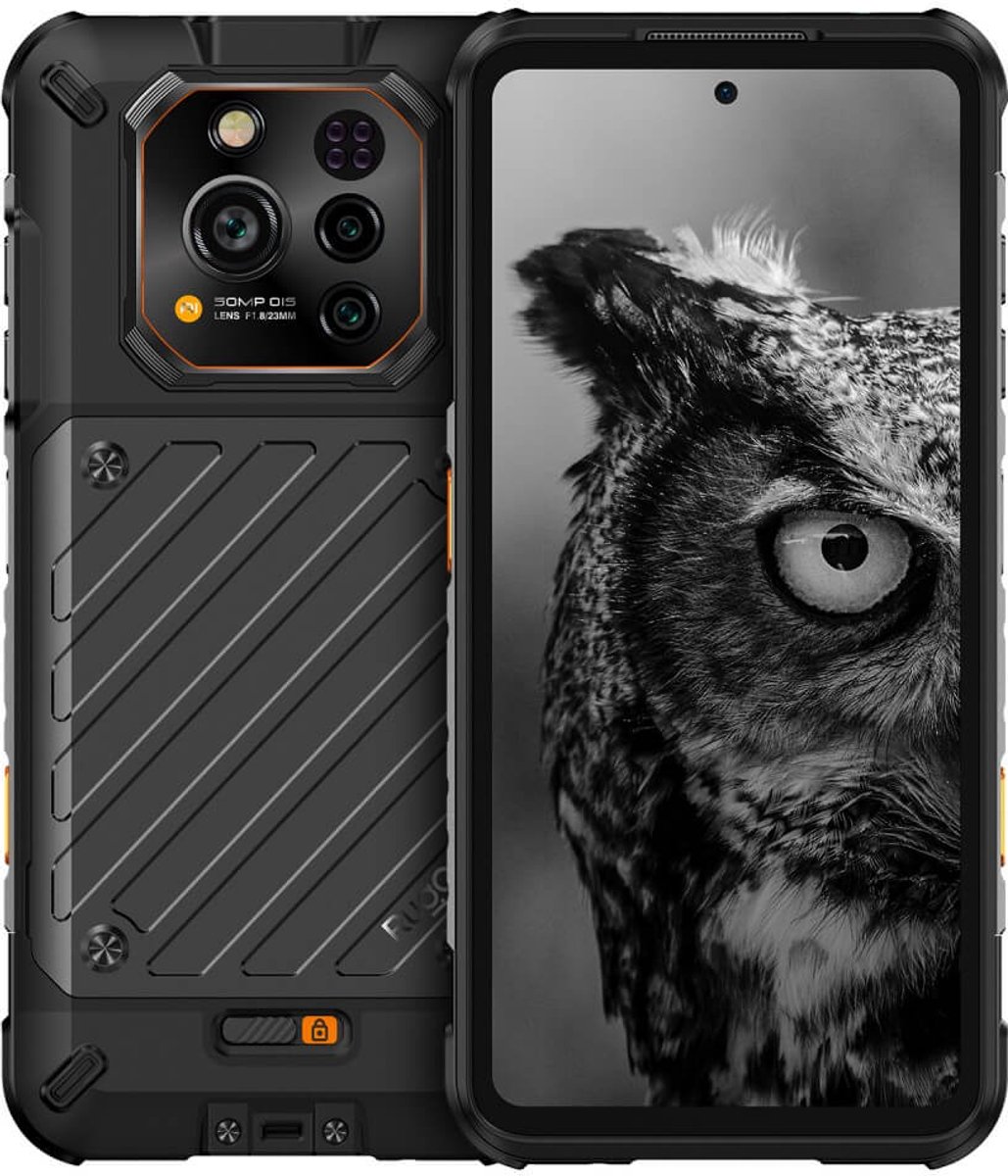 RugOne Xever 7 16,9 cm (6.67") Dual SIM Android 15 5G USB Type-C 12 GB 512 GB 5550 mAh Zwart