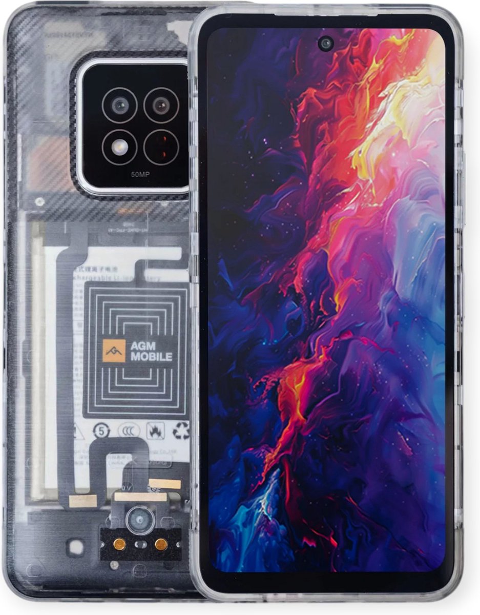 AGM X6 Phantom Transparant 5G robuuste smartphone