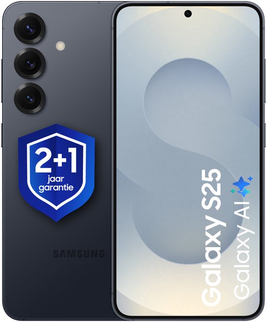 Samsung Galaxy S25 5G - 512GB - Black + 1 jaar extra garantie