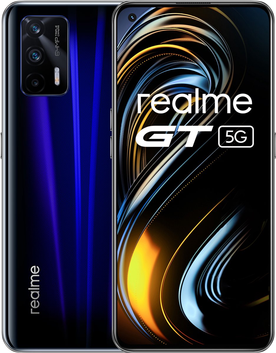 Realme GT 5G 16,3 cm (6.43") Dual SIM Android 11 USB Type-C 8 GB 128 GB 4500 mAh Blauw