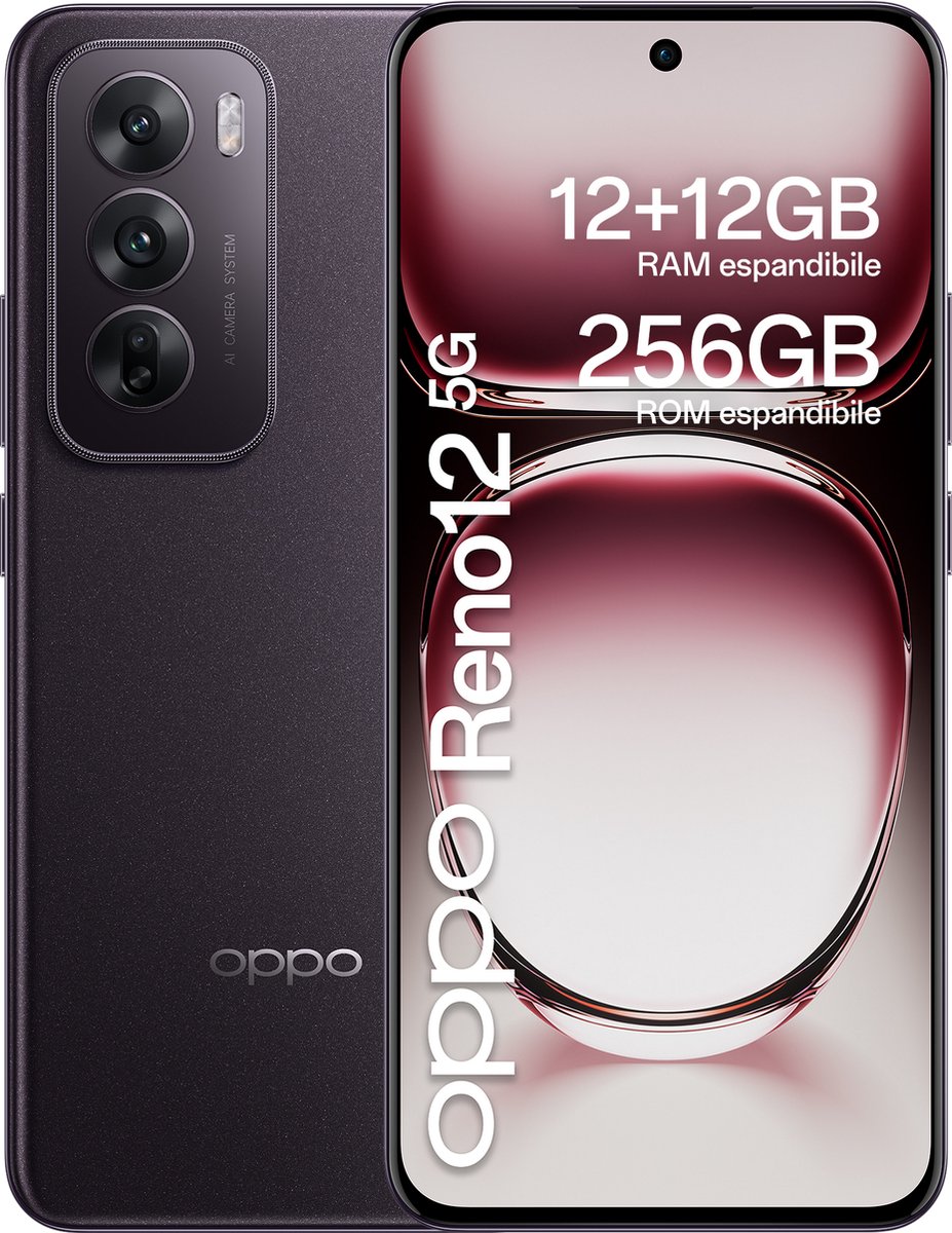 Oppo Reno12 5G 256GB Black Brown