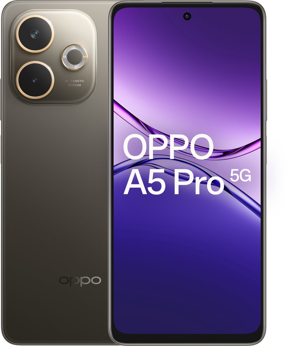 Oppo A5 Pro 5G - 8+256GB - Black Brown