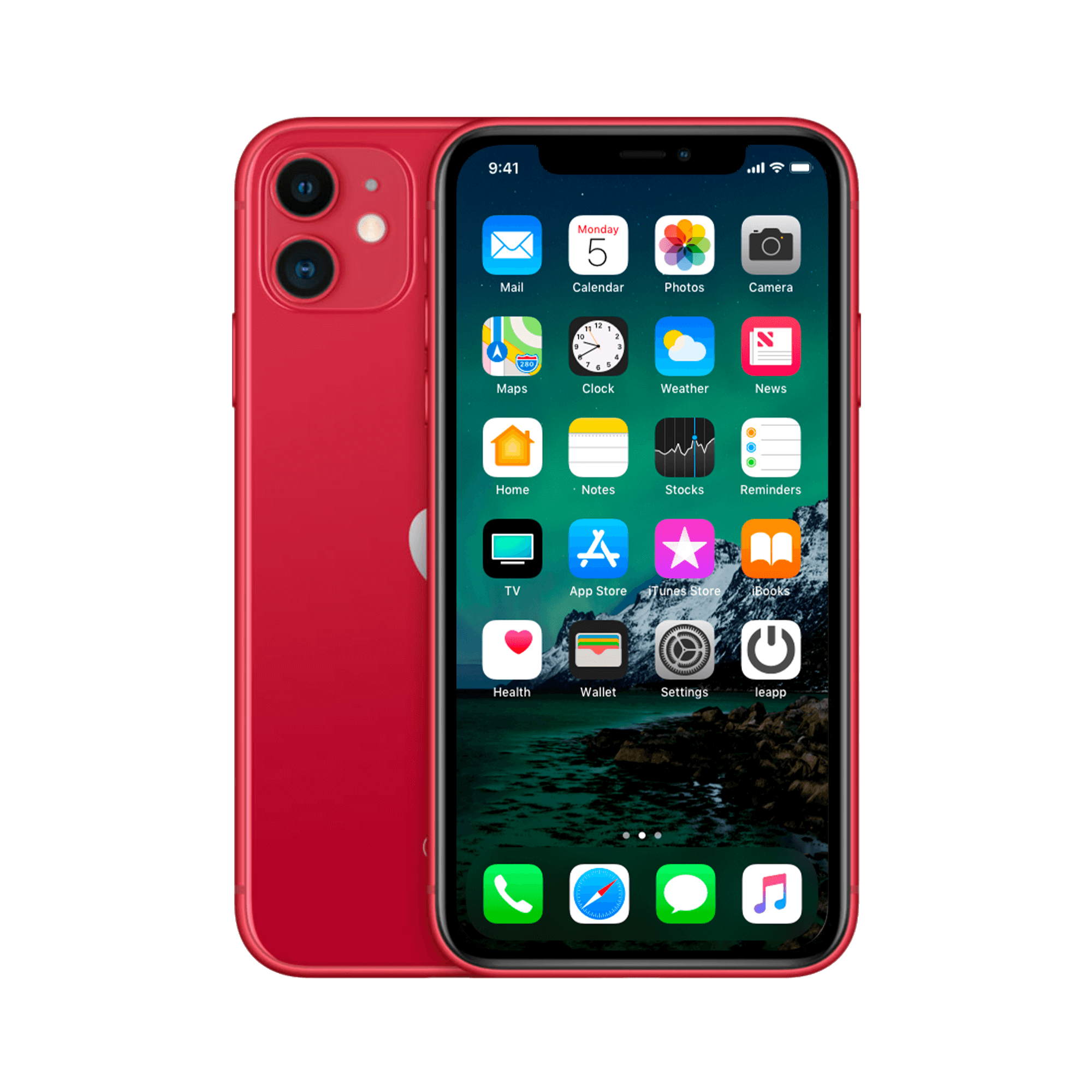 Apple Refurbished iPhone 11 64 GB Licht gebruikt - Rood