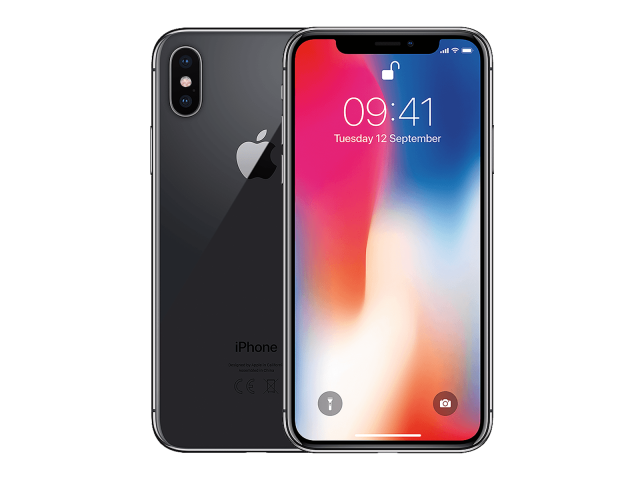 Apple iPhone X 64GB Spacegrijs A-grade