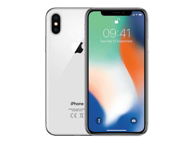 Apple iPhone X 256GB Zilver C-grade - Silver