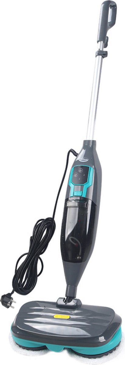 Aqua Laser - 2-in-1 Stoomreiniger - Roterende pads | Blauw