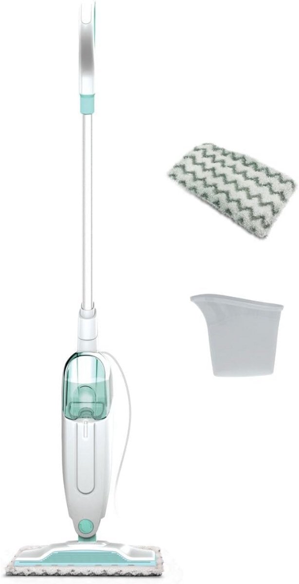 SCH® Stoomreiniger vloer - Stoomreiniger - Stoomreinigers - Wit - ‎17cm x 57cm x 20cm