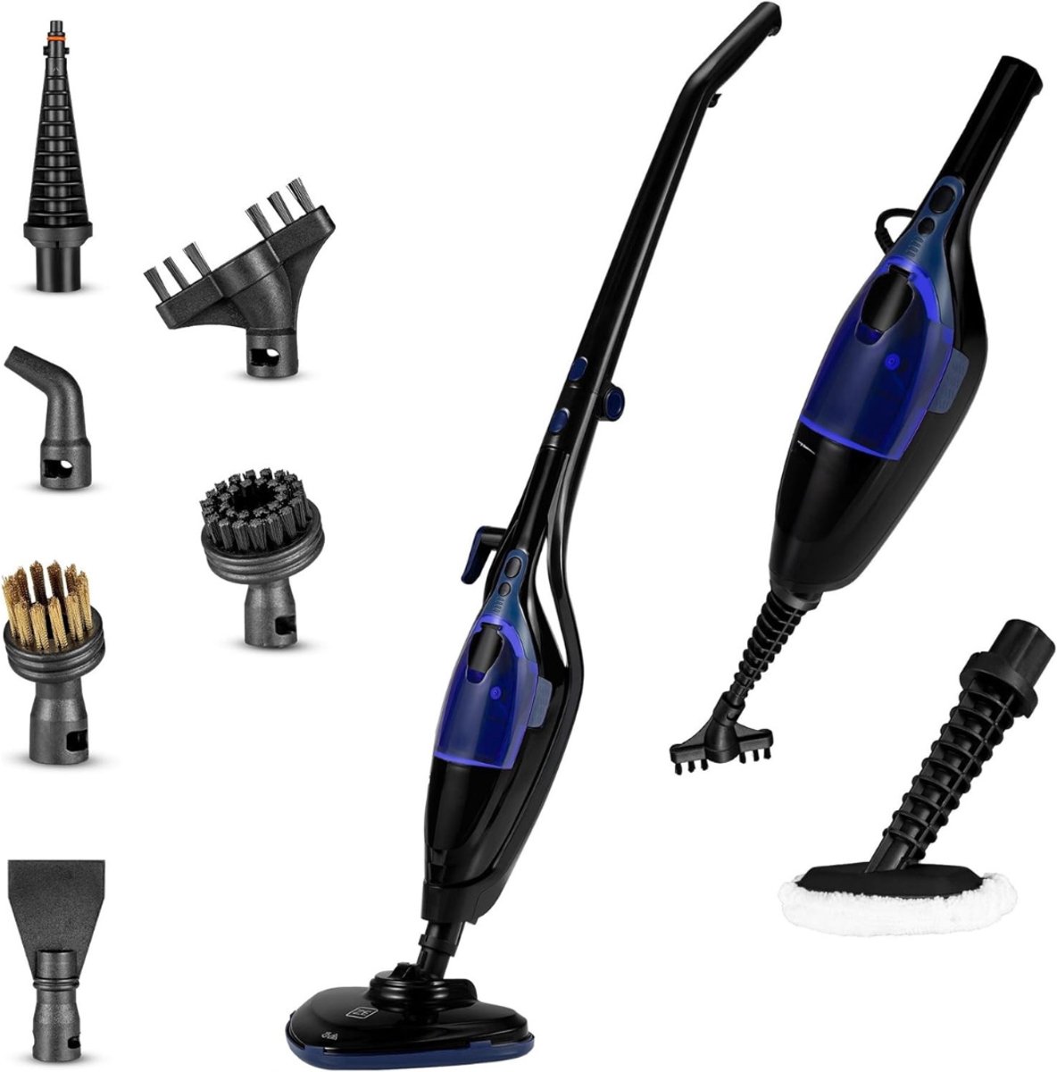 Core® Stoomreiniger vloer - Stoomreiniger - Stoomreinigers - Zwart -‎21cm x 115cm x 28 cm; 2.8 kg