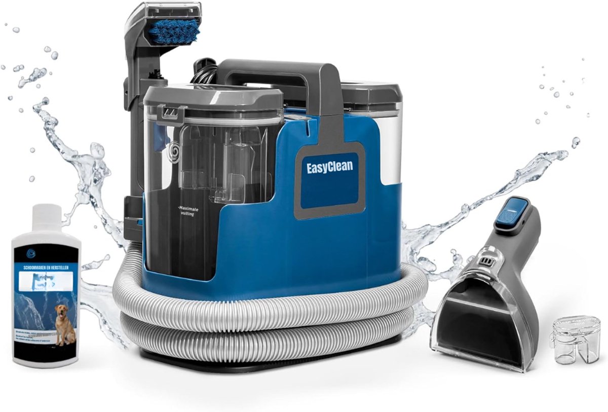 Core® Stoomreiniger Bank - Stoomreiniger - Stoomreiniger Meubels - Blauw - ‎34cm x 23cm x 36cm