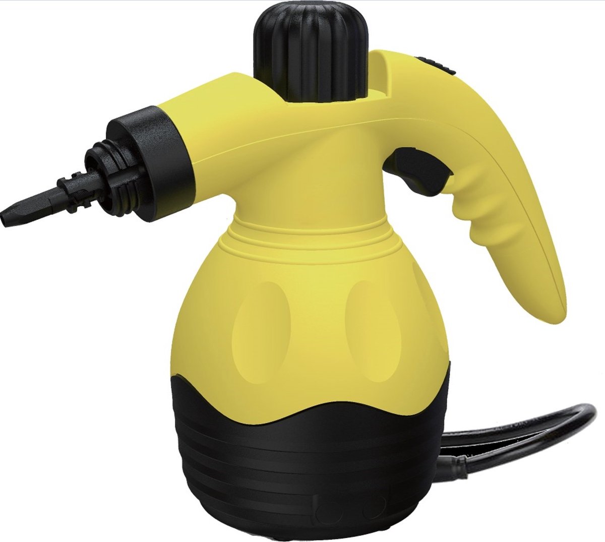 Benson Multifunctionele Handstoomreiniger - Met 9 accessoires - Geel