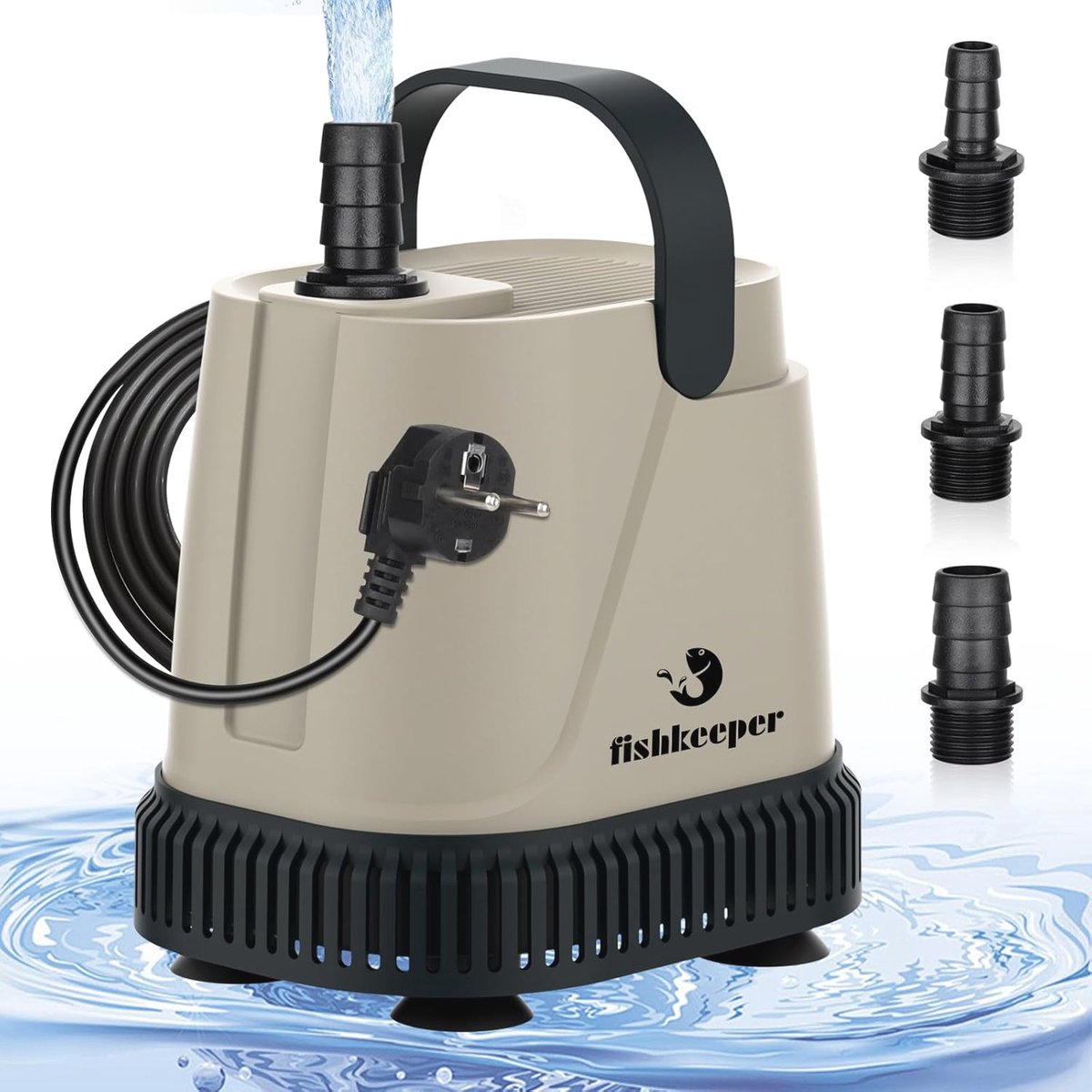 Onderdompelbare Waterpomp voor Aquarium en Tuinvijver - 3000 l/u, 40 W, Stil en Verstelbaar