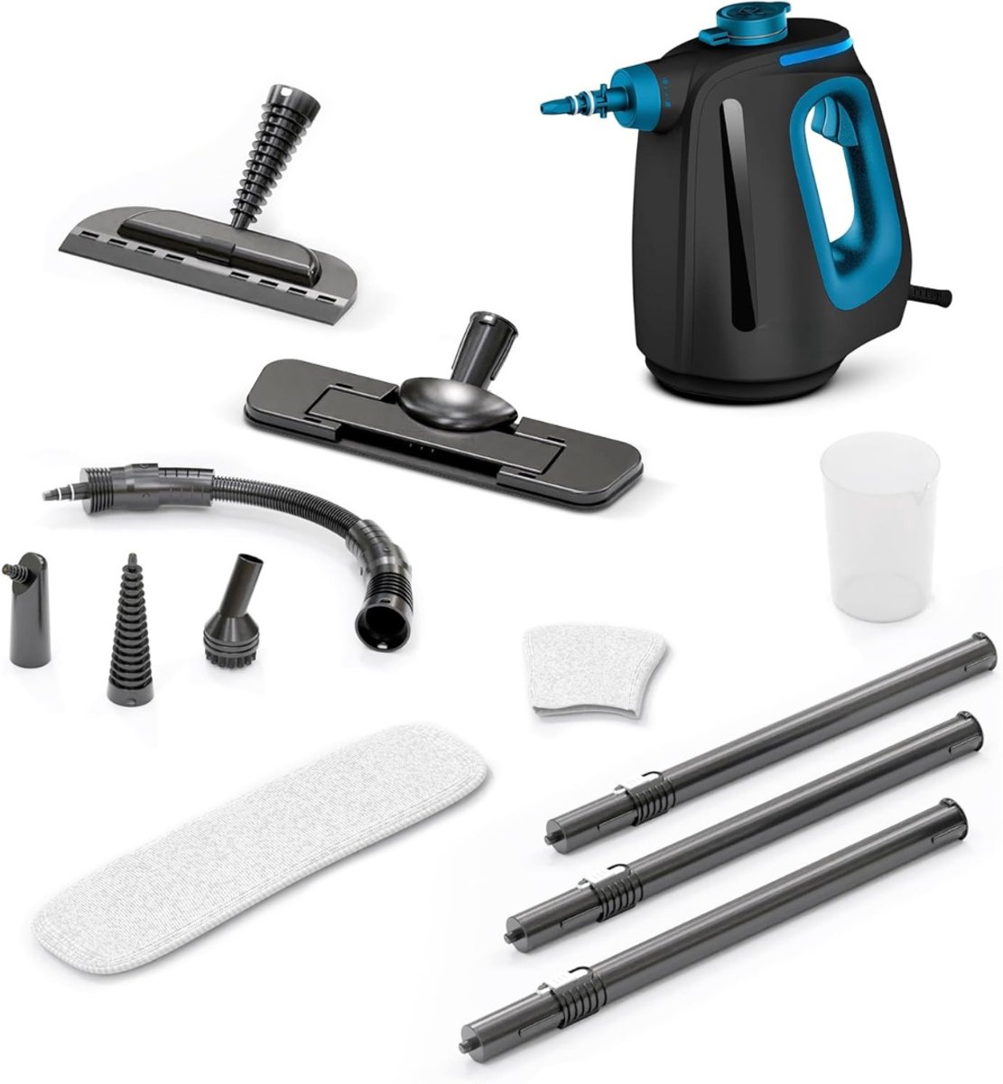 Core® Stoomreiniger badkamer - Stoomreiniger - Stoomreinigers - Zwart- ‎28cm x 17cm x 16cm; 8kg