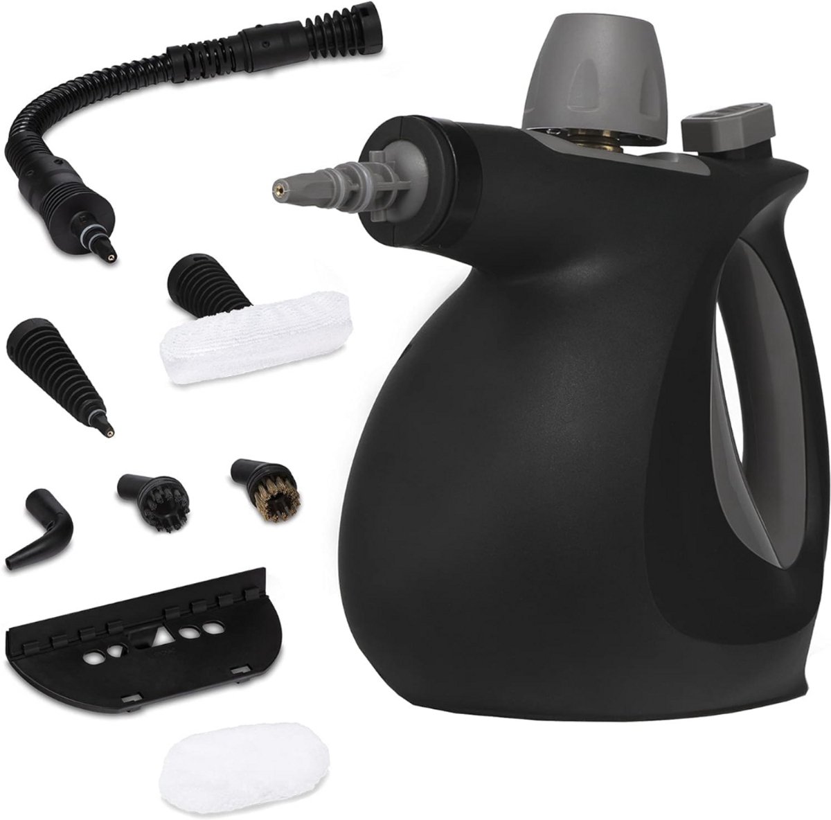 SCH® Stoomreiniger badkamer - Stoomreiniger - Stoomreinigers - Zwart - ‎29cm x 23cm x 14cm