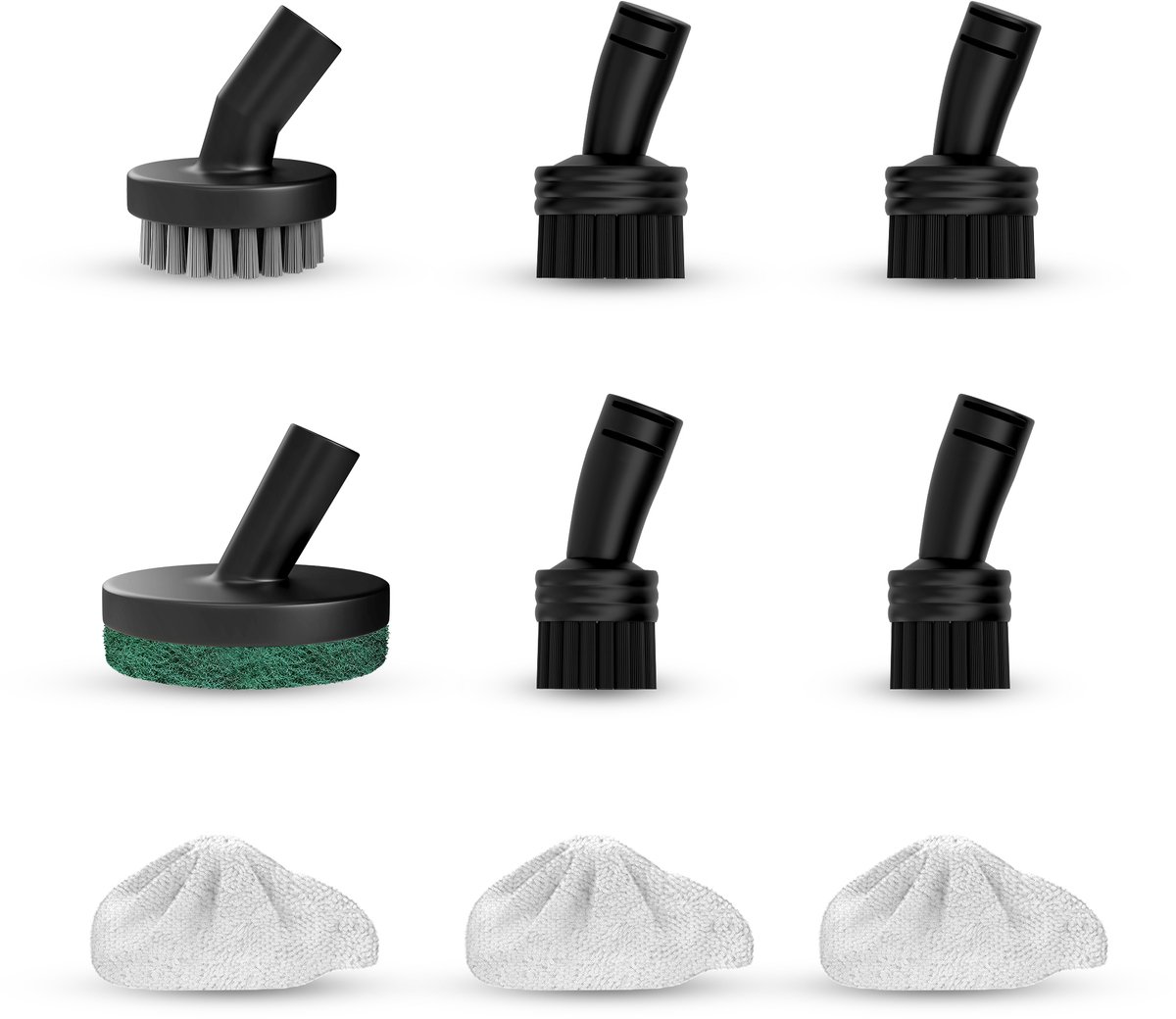 LUMAN Handstoomreiniger Accessoires Set - Geschikt voor C1 en C3 - Vervangingsonderdelen