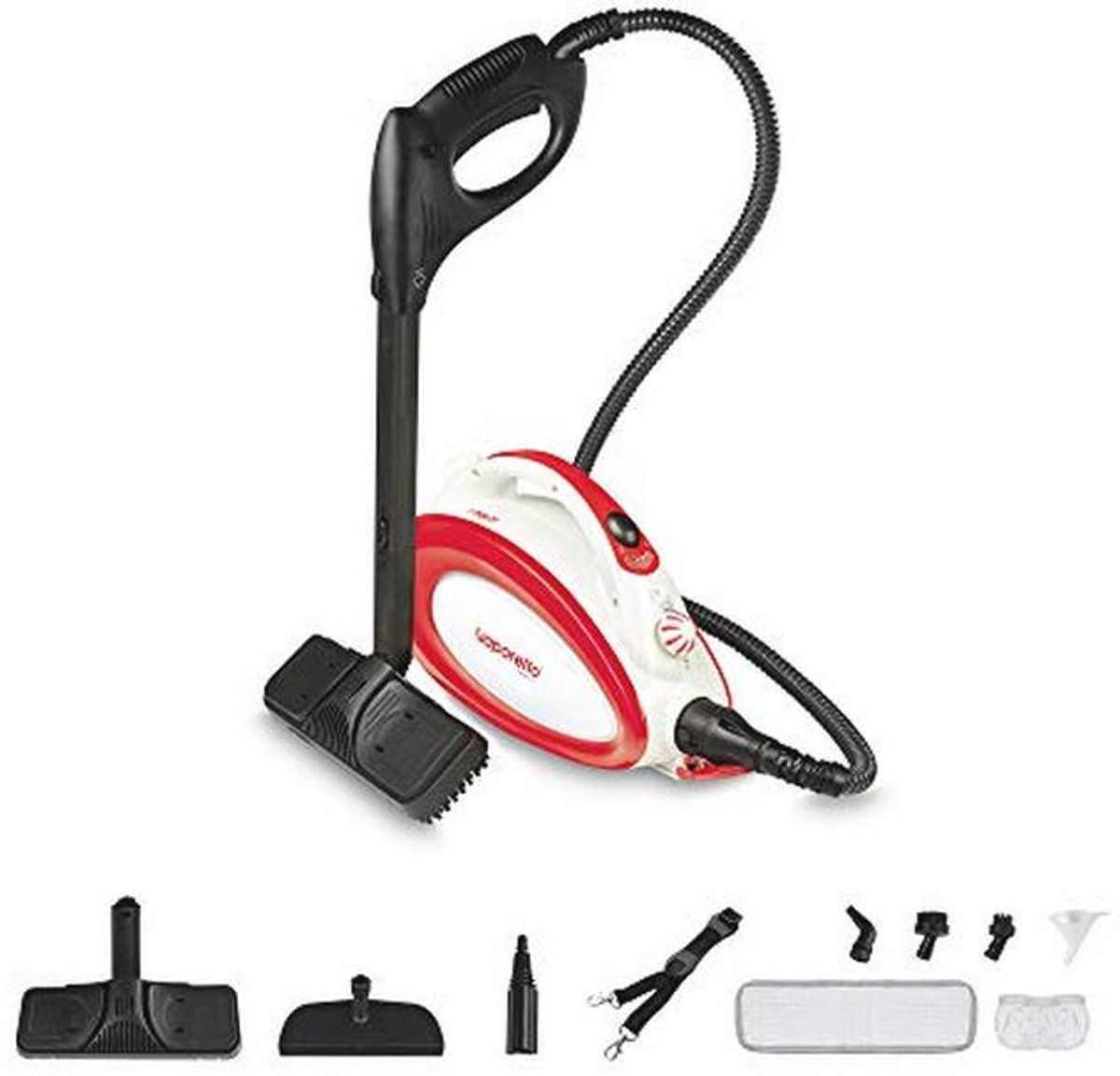 Stoomreiniger 3,5 bar met schouderriem en 10 accessoires