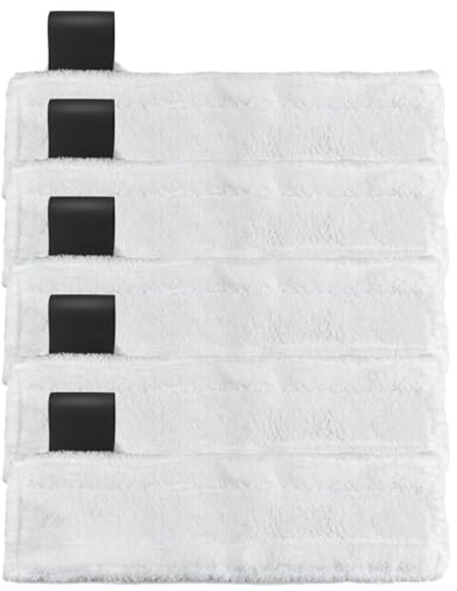 5 Stuks Microvezel Stoomreiniger Pads voor Effectieve Vloerreiniging