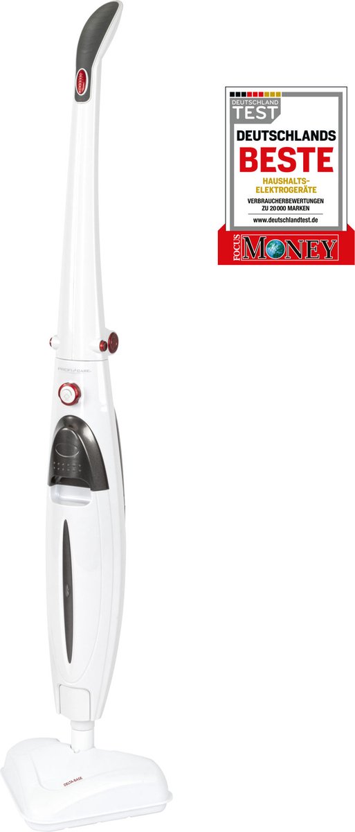 ProfiCare PC-DR 3093 - Stoomreiniger - Stoommop - 1500 W - Wit
