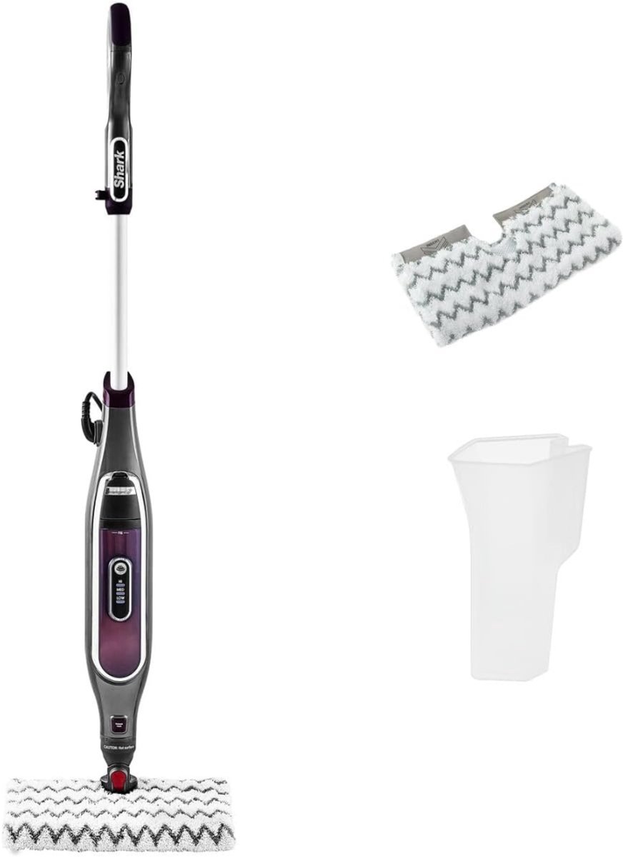 Aura® Stoomreiniger vloer - Stoomreiniger - Stoomreinigers - Grijs - ‎119 x 11 x 10cm