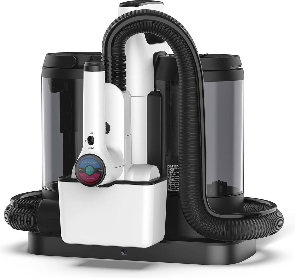 Draadloze Vlekreiniger voor Tapijten en Meubels - Compact en Efficiënt met LED-scherm