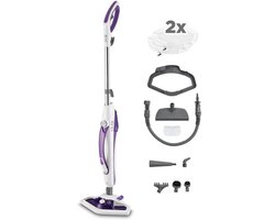 Quvo® Stoomreiniger vloer - Stoomreiniger - Stoomreinigers - Paars - 32cm x 20cm x 112cm