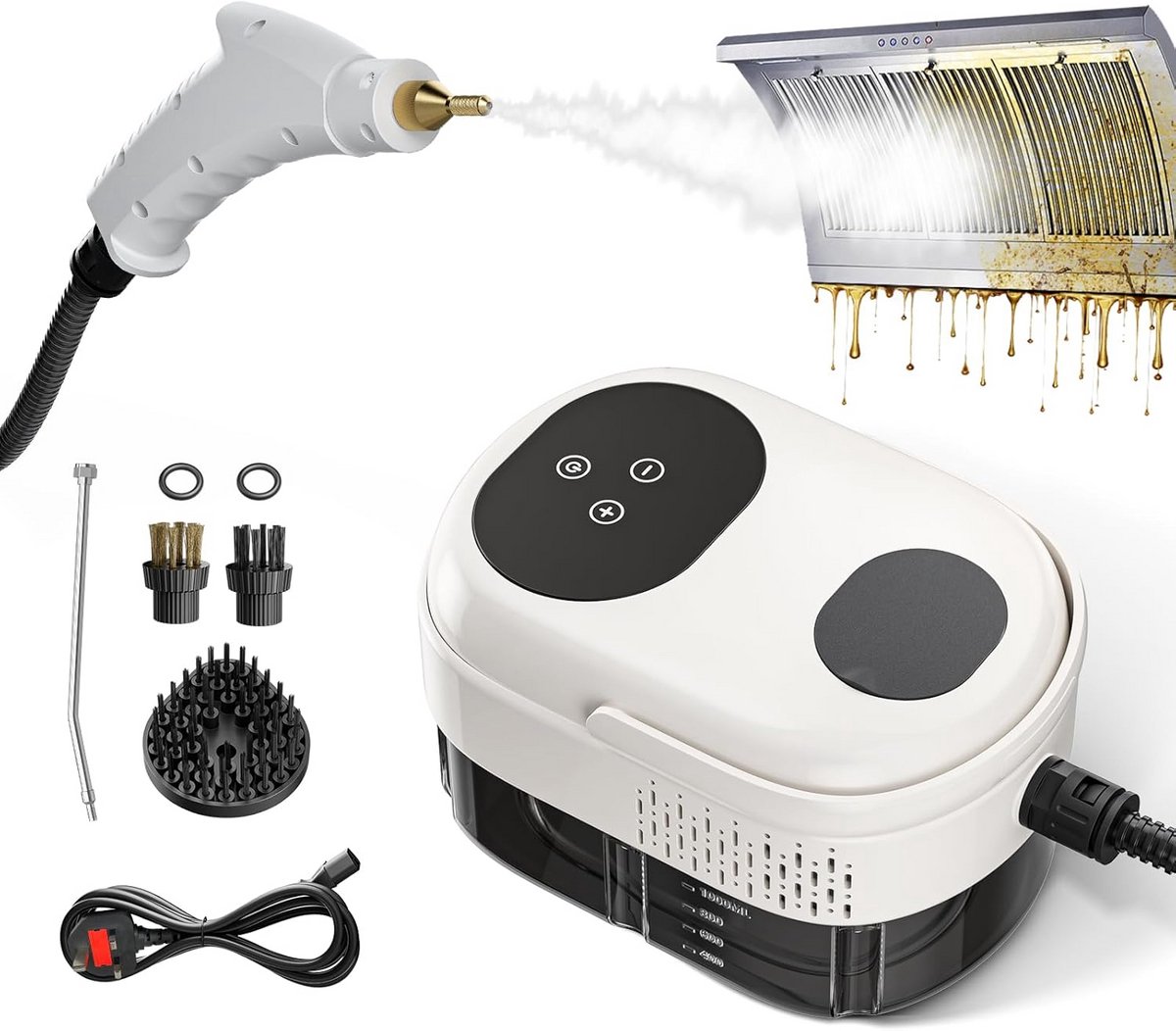 Krachtige 2500W Handstoomreiniger voor Thuisgebruik - Diepe Reiniging Badkamer, Keuken en Tegels