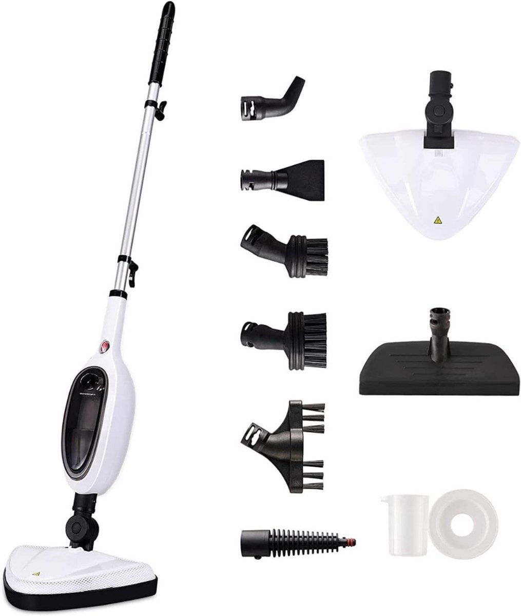 Stoomreiniger - Vloerstoomreiniger - Microvezel Vloerdoek - Multifunctioneel - Easyfix - 2-in-1