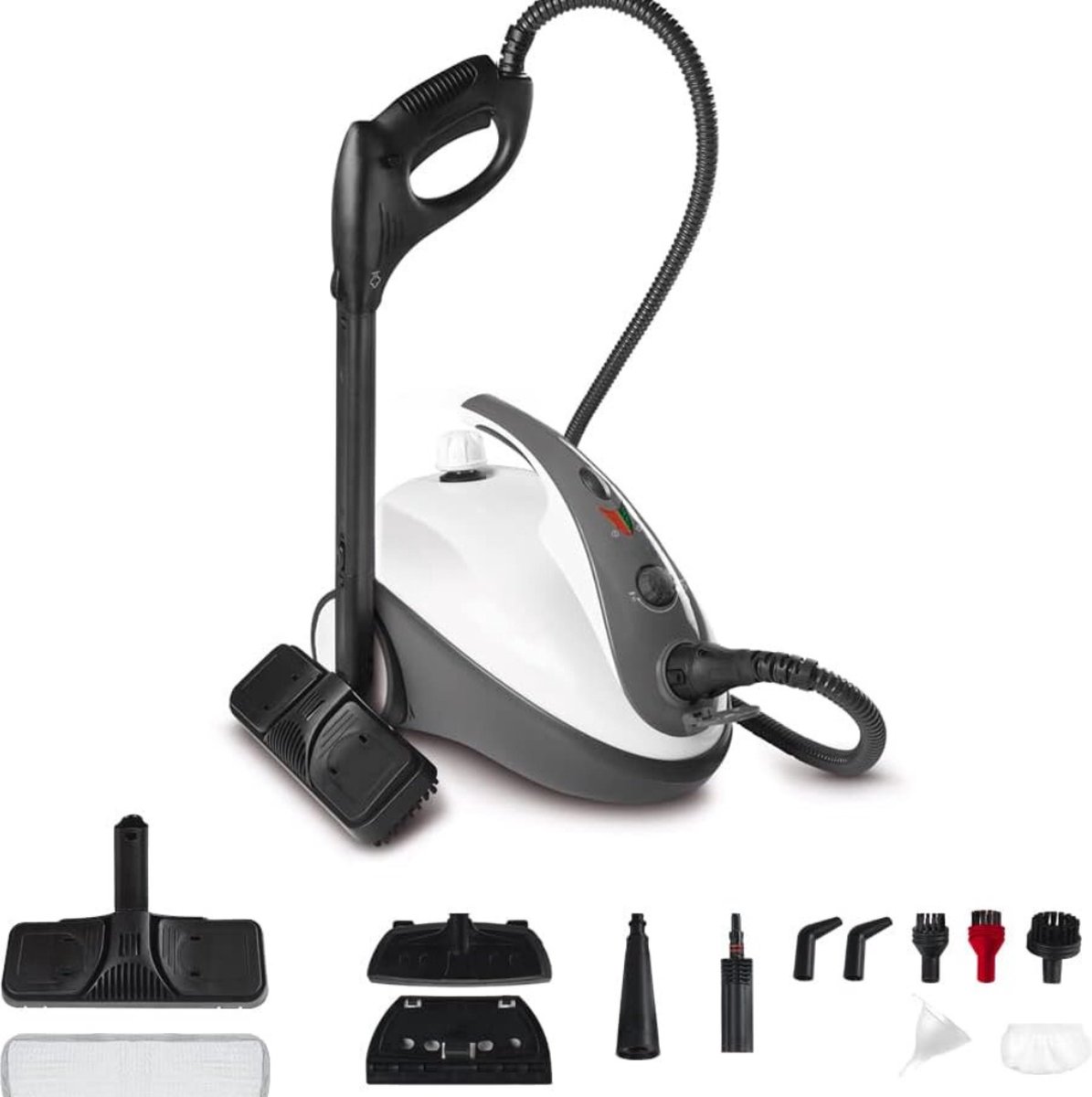 Stoomreiniger - Vloerstoomreiniger - Ronde Borstel- Multifunctioneel - Easyfix - Alle Vloeren