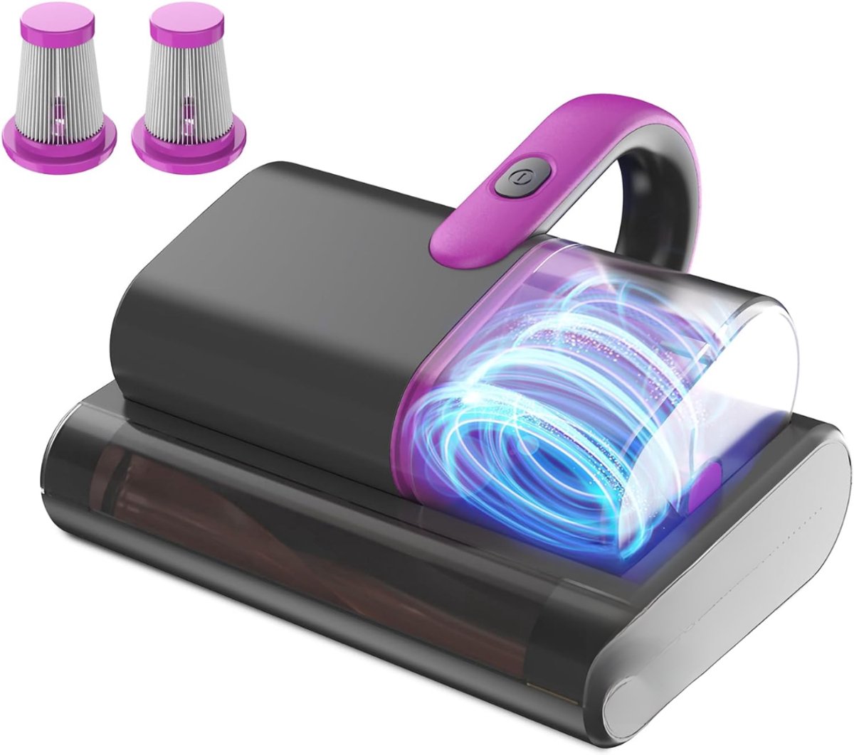 AMA® Matras Reiniger - Tapijt Reiniger - Stoom Reiniger - Draadloos - 2 KG - ‎28x19x29cm - Lila