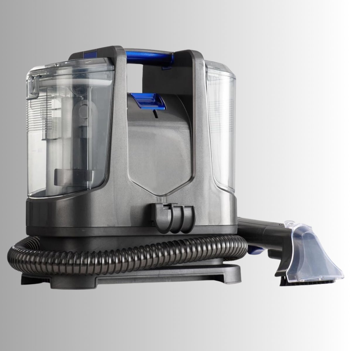 Zyrex® Stoomreiniger Bank - Vlekkerreiniger - Tapijtreiniger - 400W - Grijs - 15cm x 27cm x 28 cm