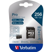 Verbatim 47045 memoria flash 256 GB MicroSDXC UHS-I Clase 10, Tarjeta de memoria