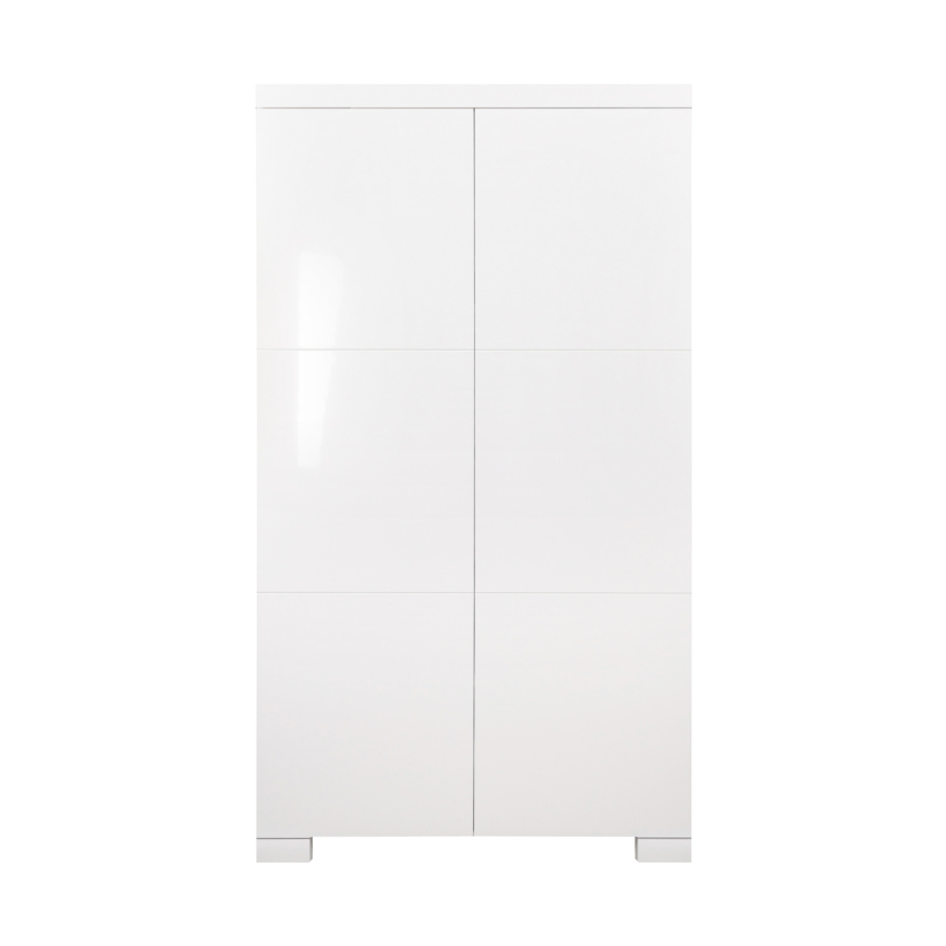 Europe Baby Briljant Kledingkast 2-Deurs Wit Hoogglans