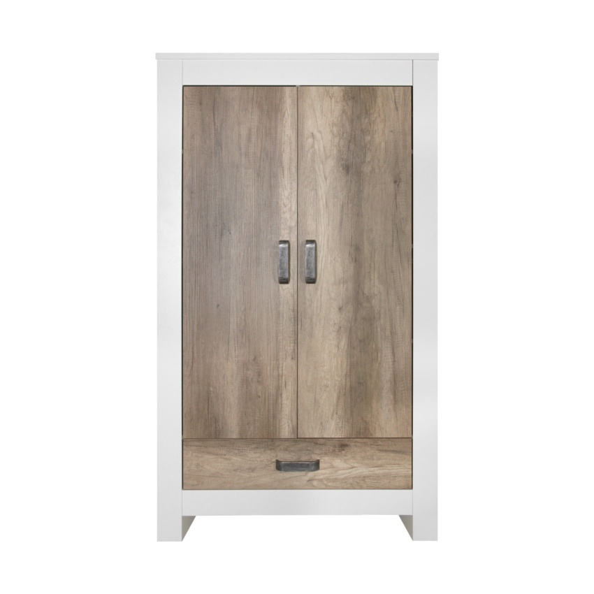 Kidsmill Long Island Kledingkast 2-Deurs Wit