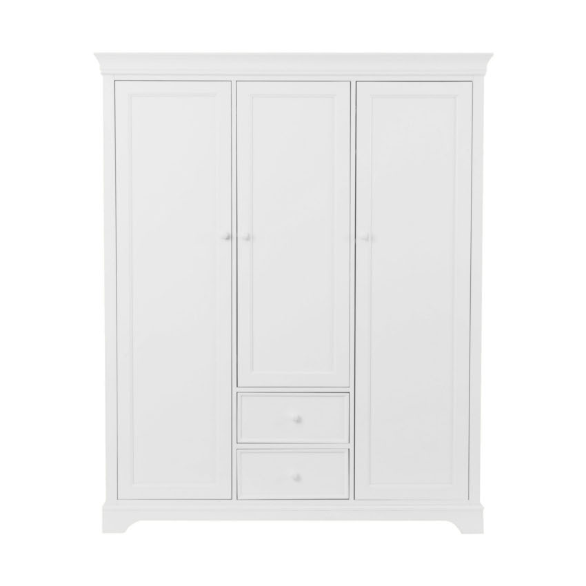 Kidsmill Chateau 3-Deurs Kledingkast Wit