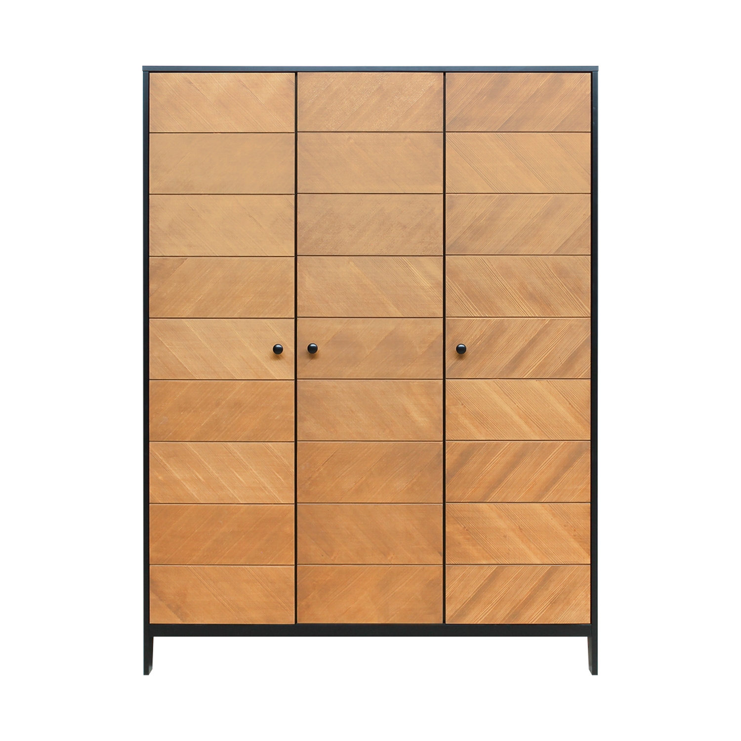 Bopita Job Kledingkast Vintage Honey 3-Deurs