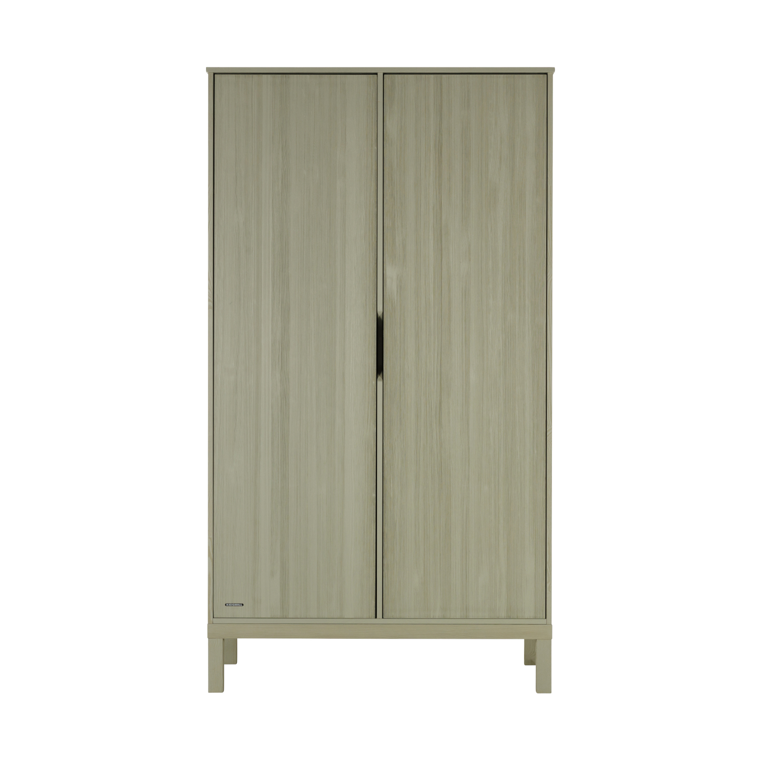Kidsmill Pure Wood Kledingkast 2-Deurs Leaf Geborsteld