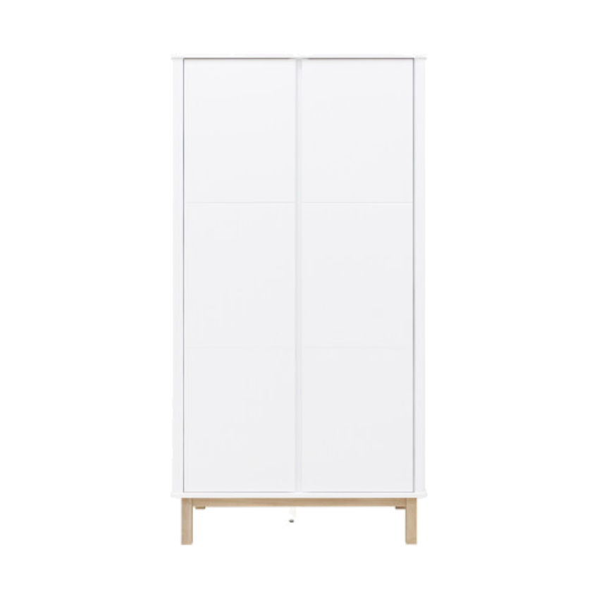 Bopita Mika Kledingkast 2-Deurs Wit / Eiken